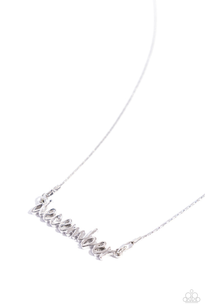 Birth Month Bling - December - Silver - Paparazzi