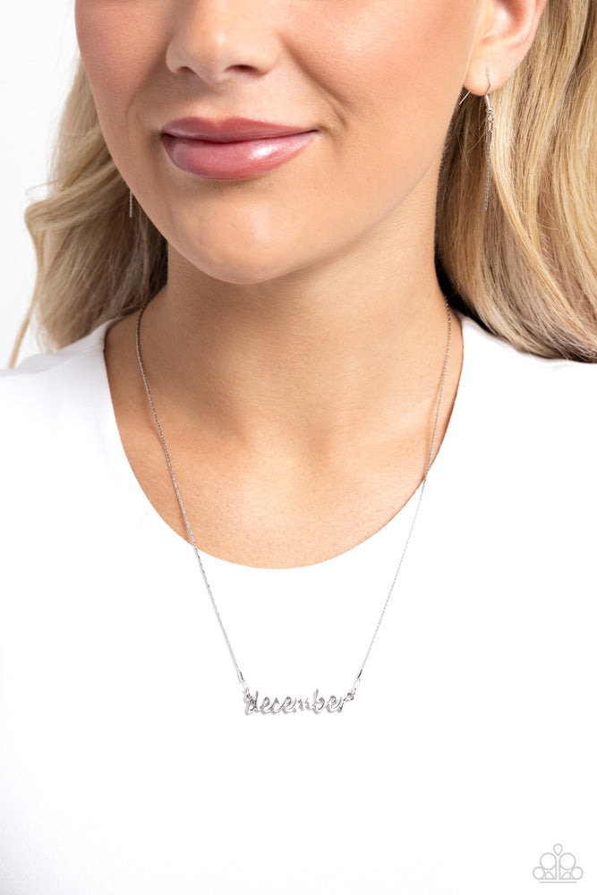 Birth Month Bling - December - Silver - Paparazzi
