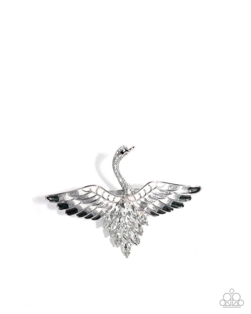 Soaring Swan - Silver - Paparazzi