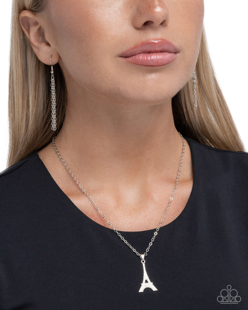 Eiffel Tower Eloquence - Silver - Paparazzi