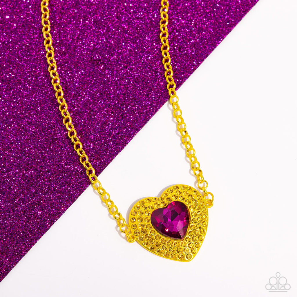 Locket Leisure - Yellow - Paparazzi