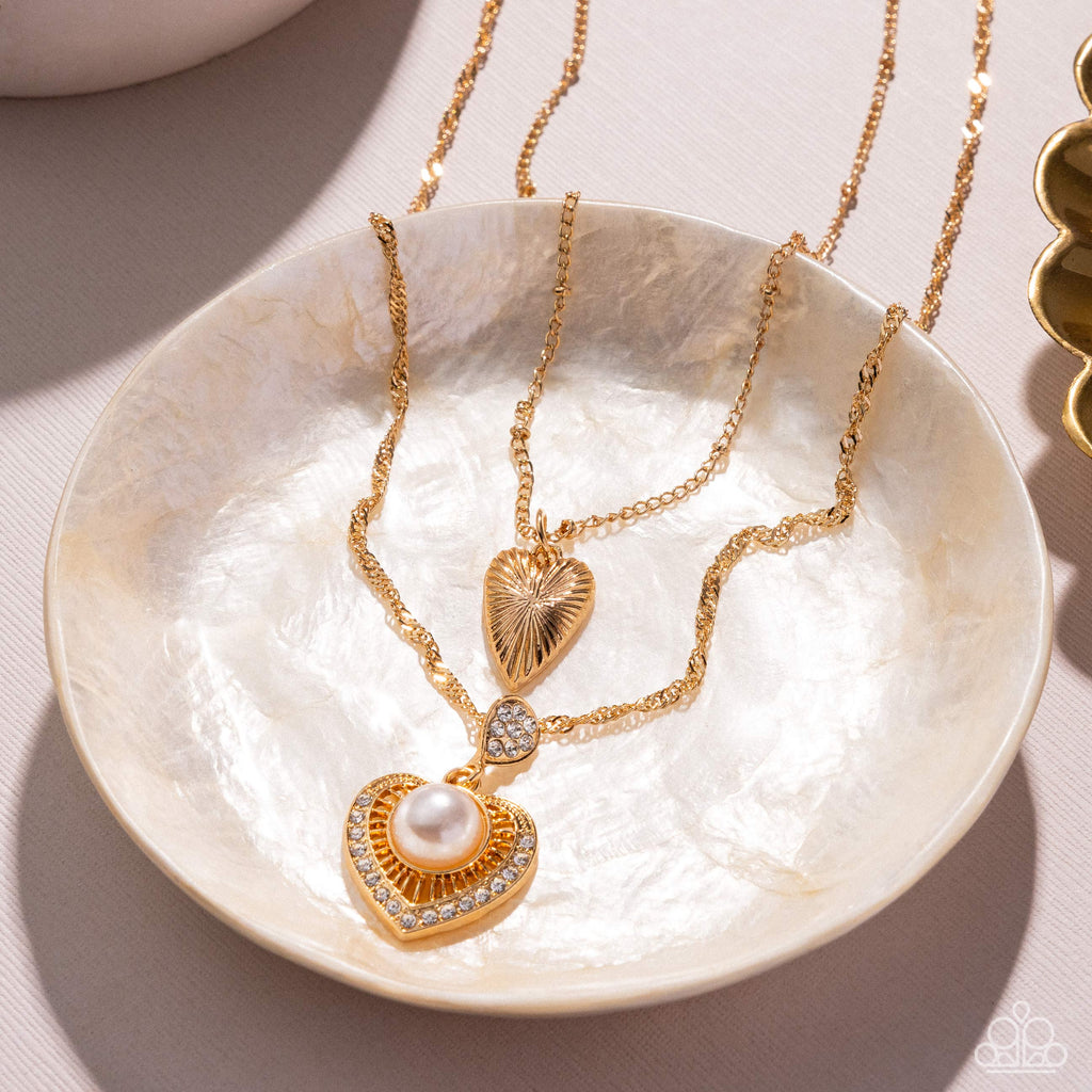 Abstract Affection - Gold - Paparazzi