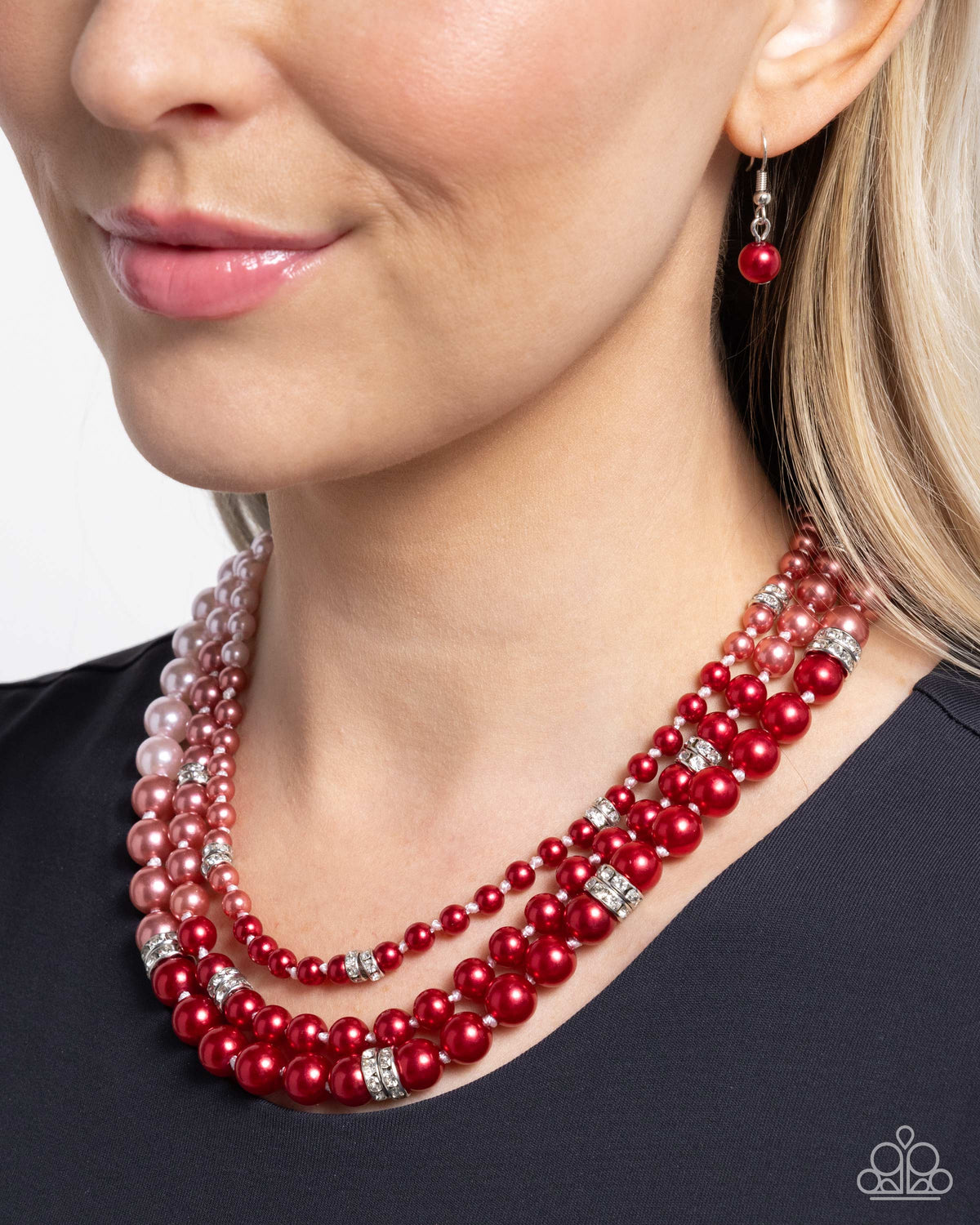 Ombré Ornament - Red - Paparazzi