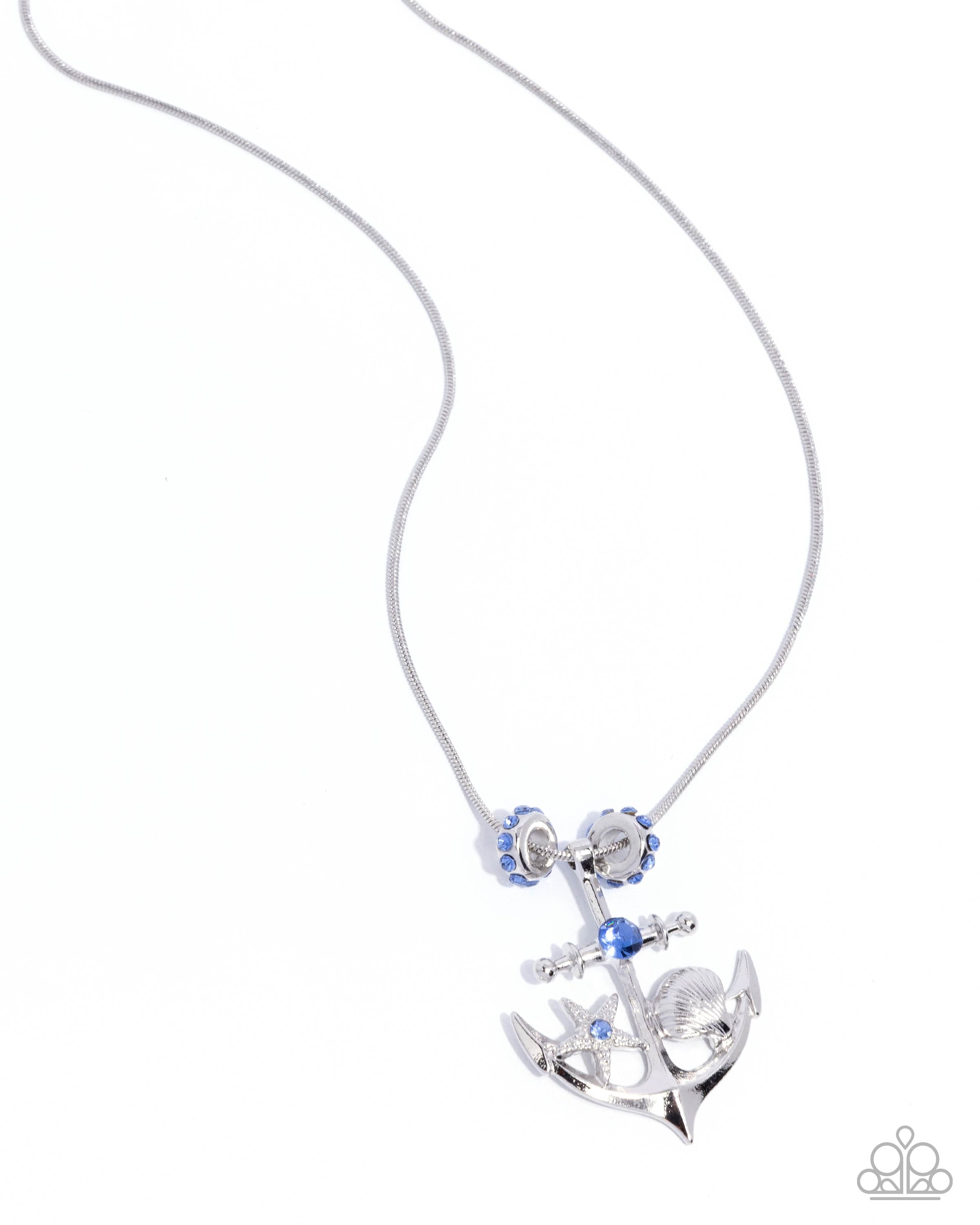 Anchored Accent - Blue - Paparazzi