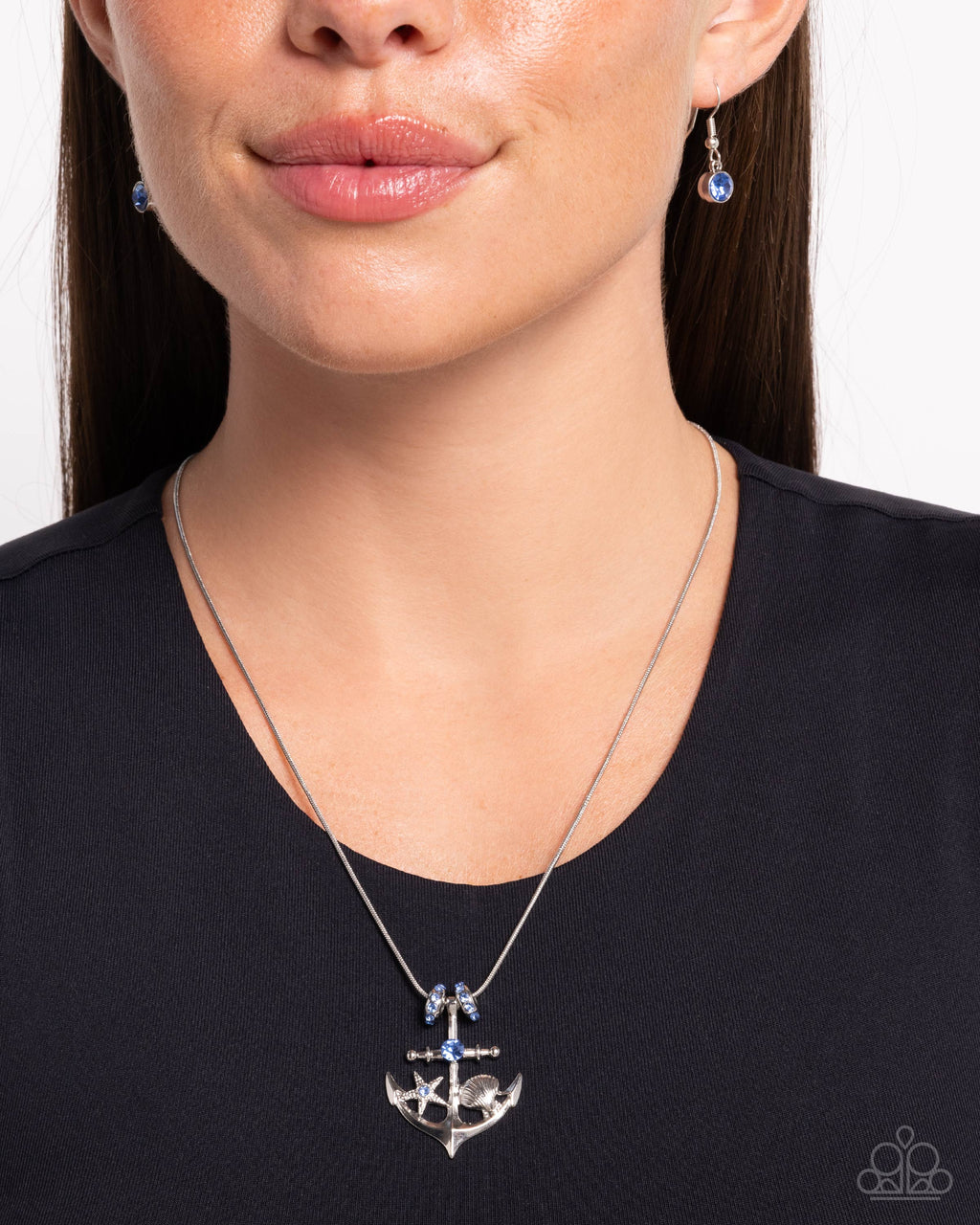 Anchored Accent - Blue - Paparazzi