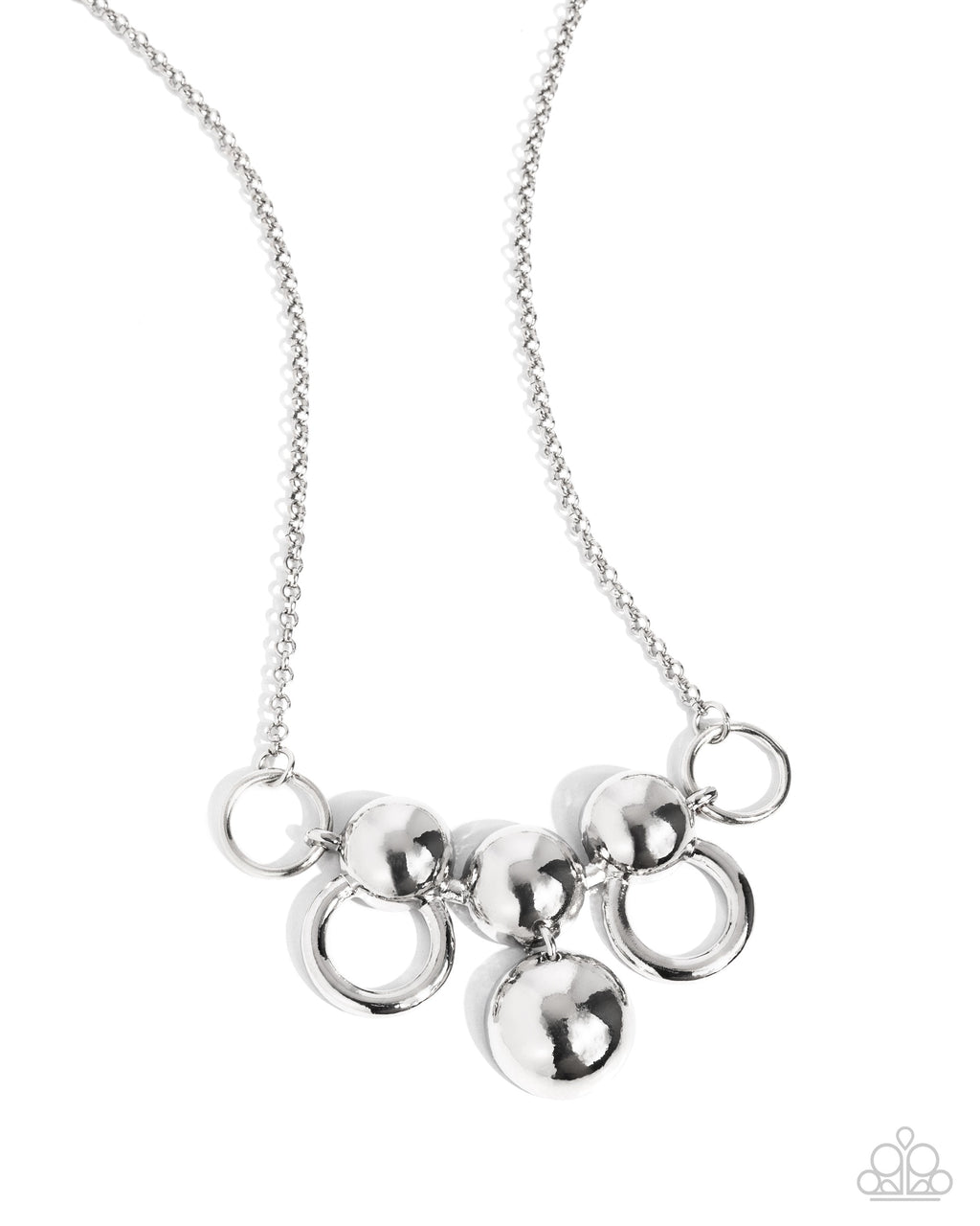 Sleek Staccato - Silver - Paparazzi