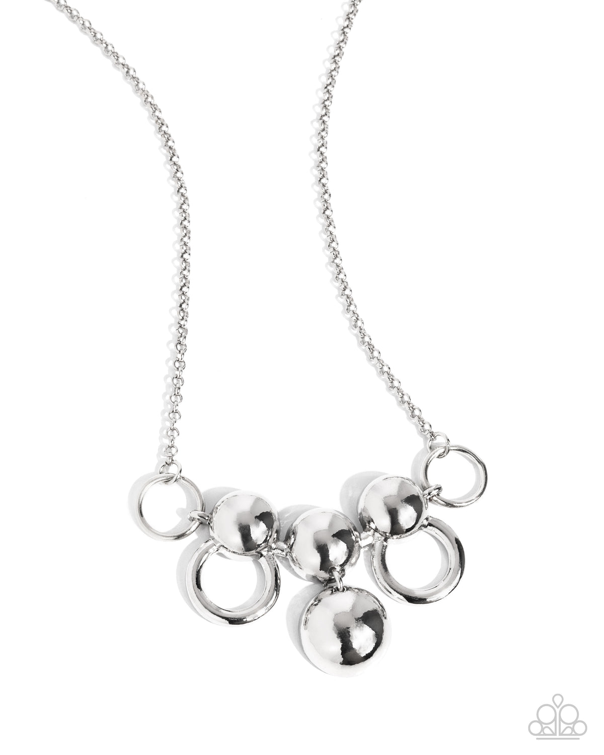 Sleek Staccato - Silver - Paparazzi