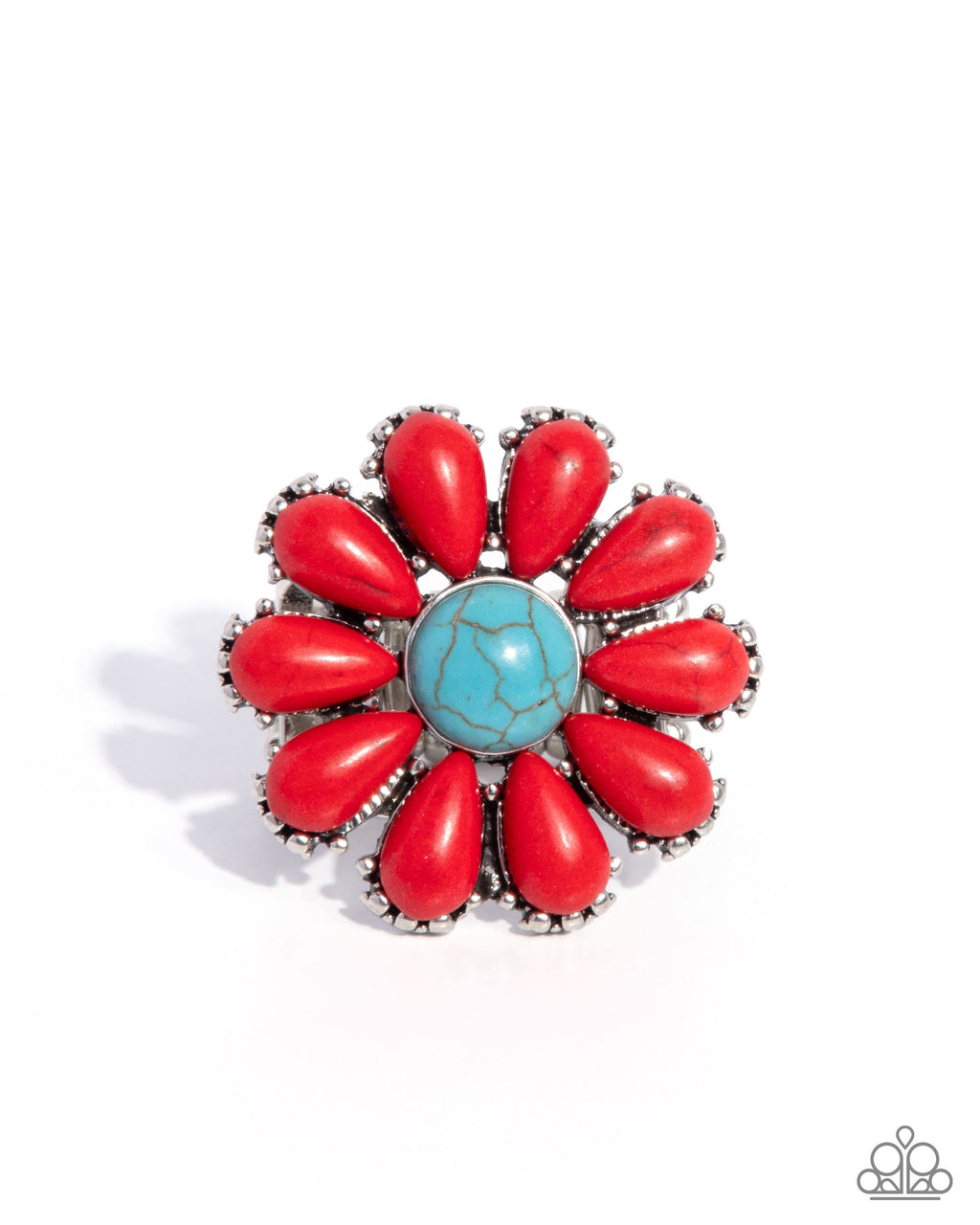 Firm Florals - Red - Paparazzi