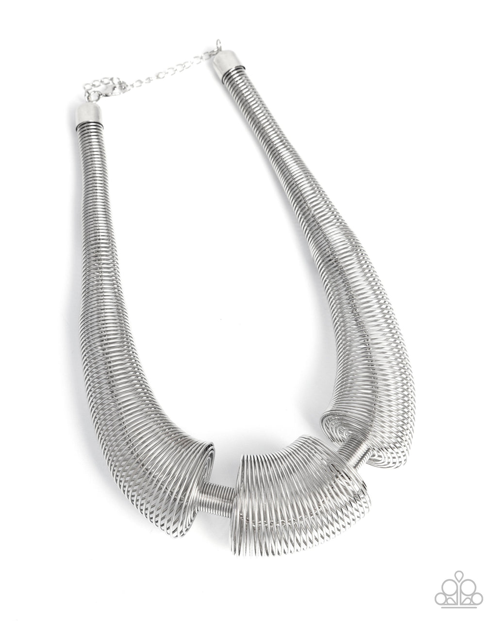 Carefree Coils - Silver - Paparazzi