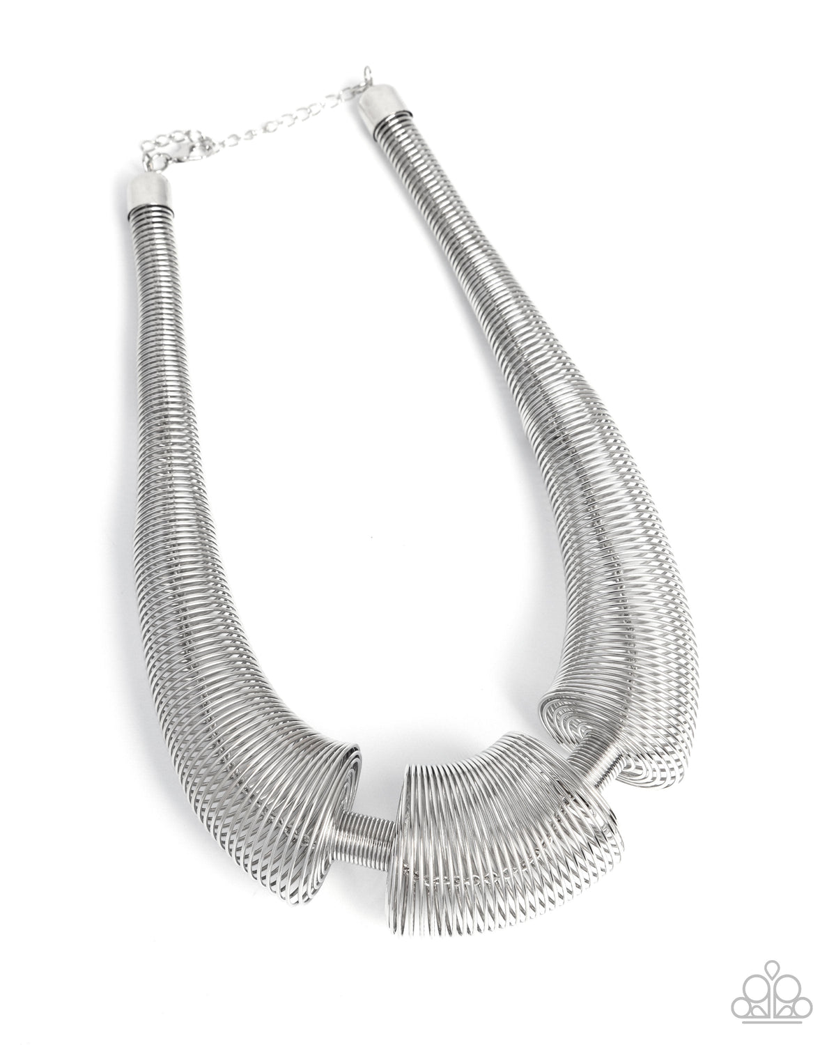 Carefree Coils - Silver - Paparazzi
