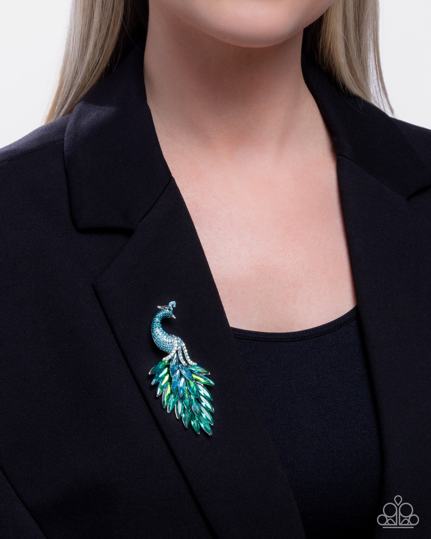 Peacock Pedestal - Blue - Paparazzi