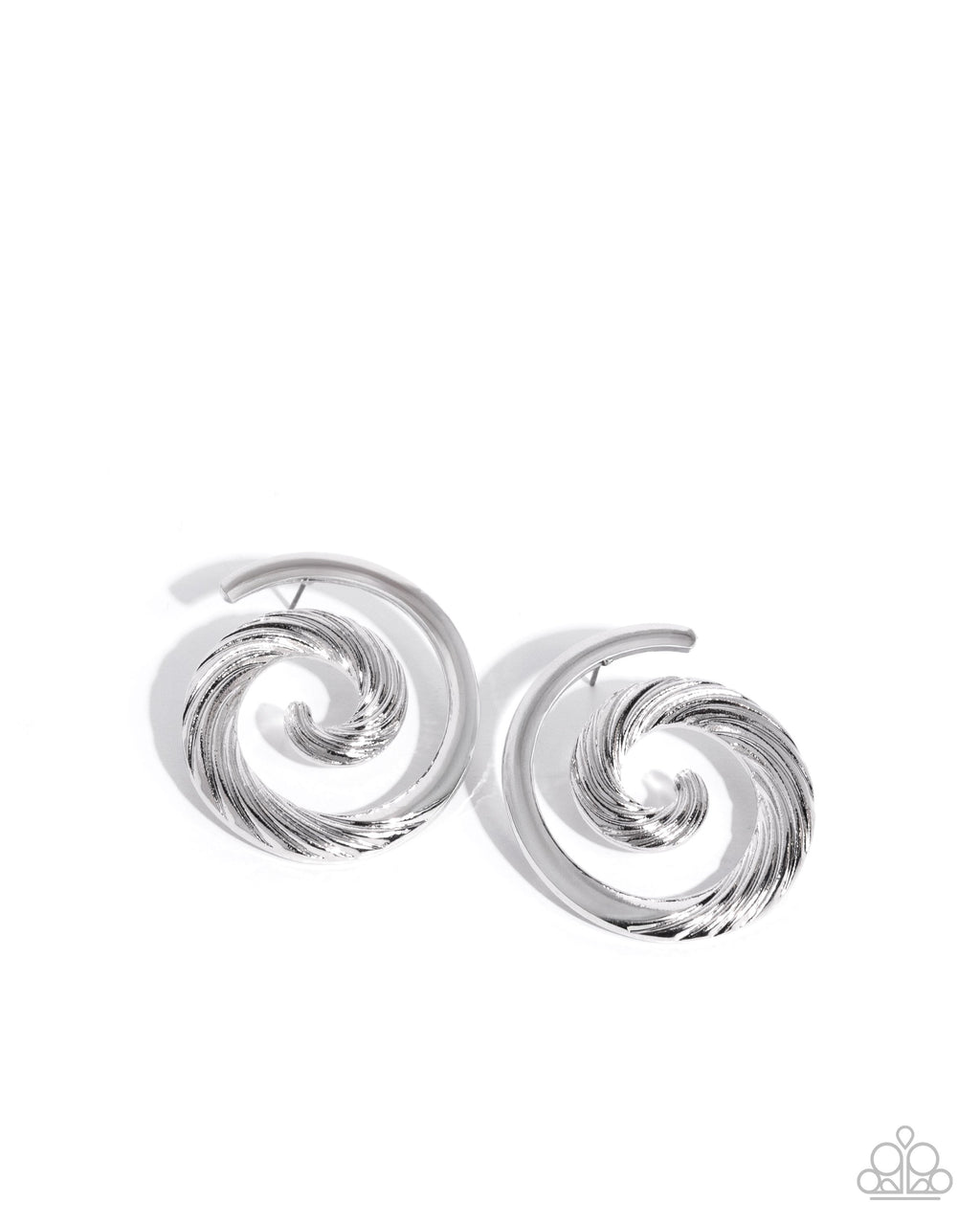 Spiral Silhouette - Silver - Paparazzi