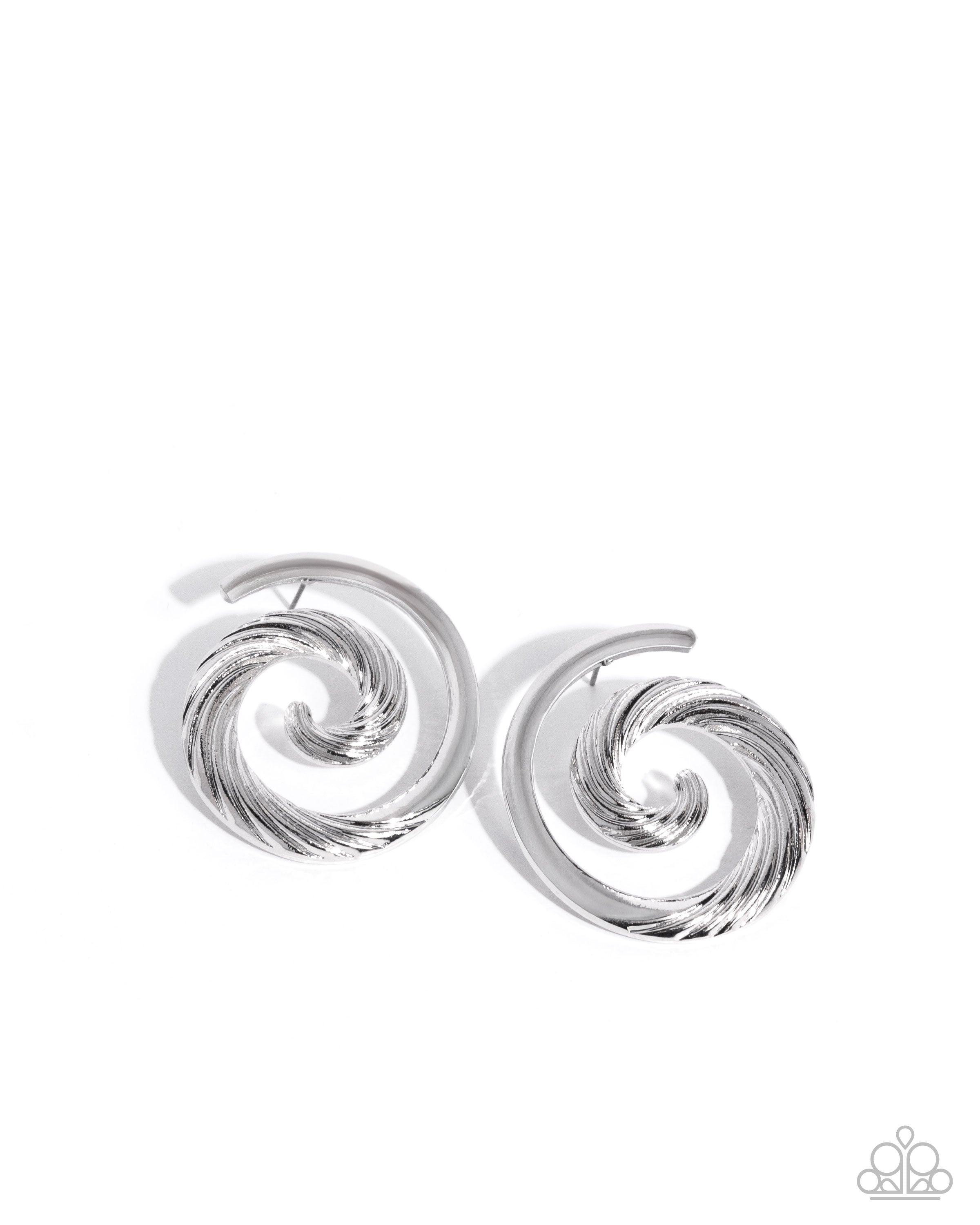 Spiral Silhouette - Silver - Paparazzi