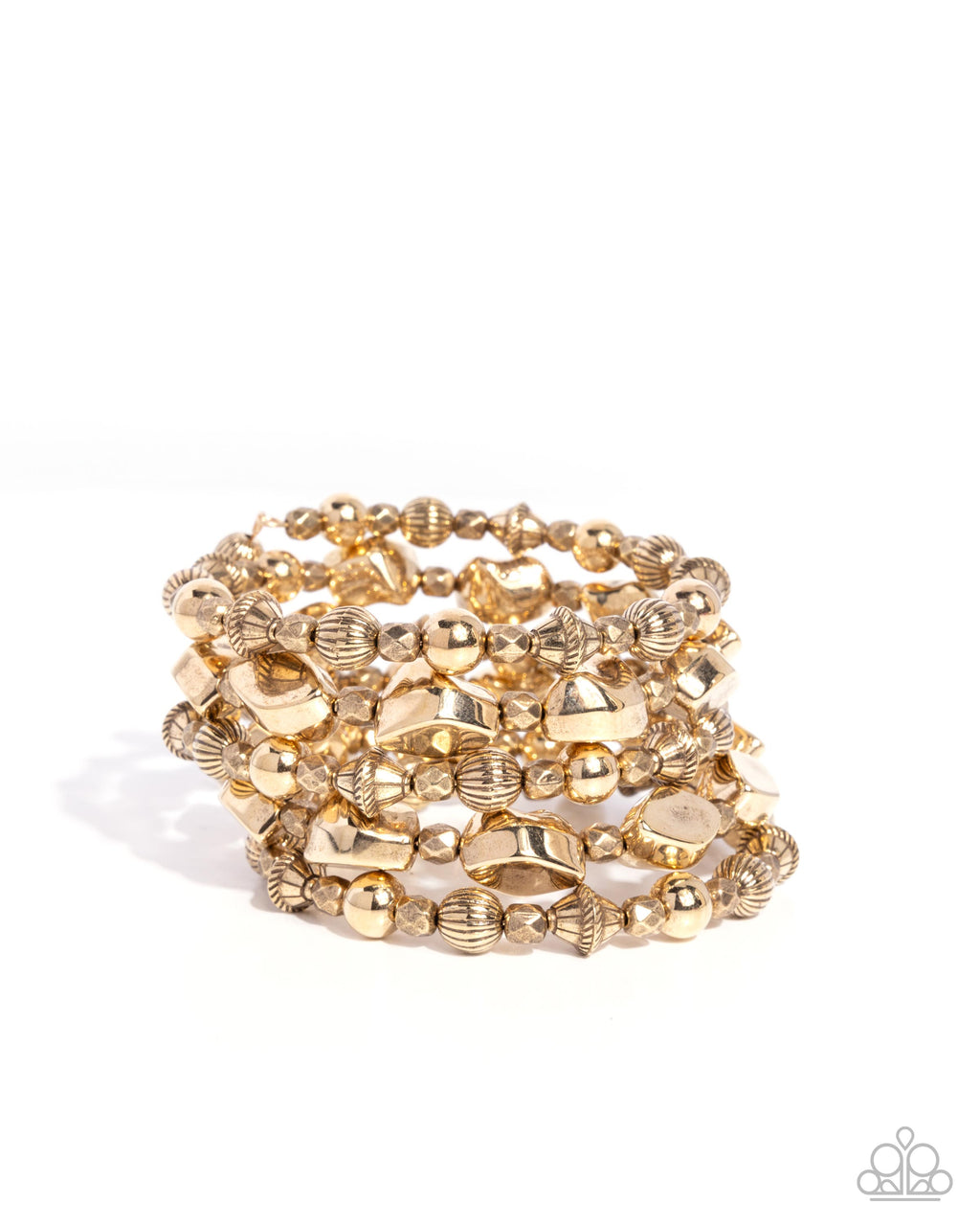Monochromatic Mosaic - Gold - Paparazzi