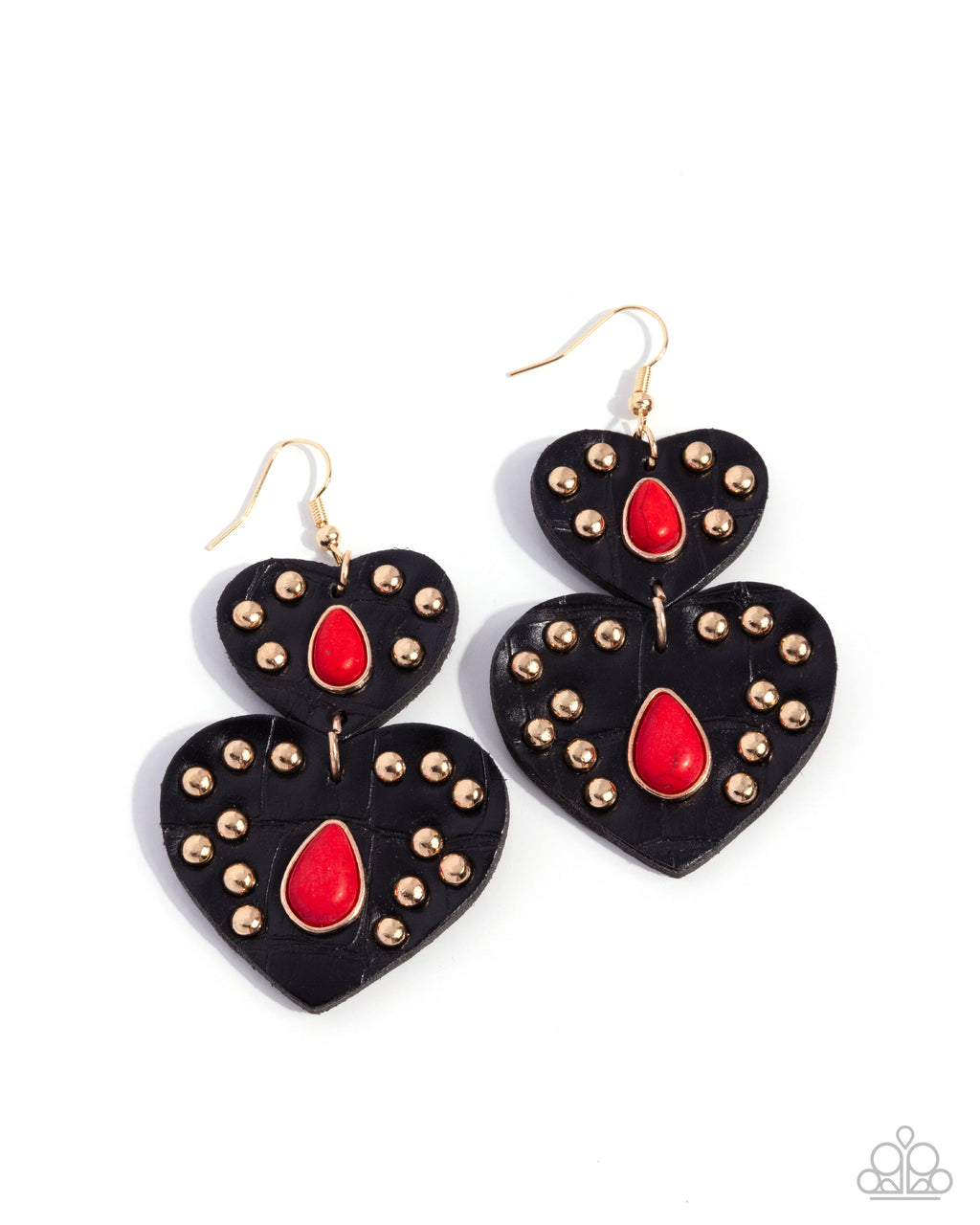Studded Sister - Red - Paparazzi