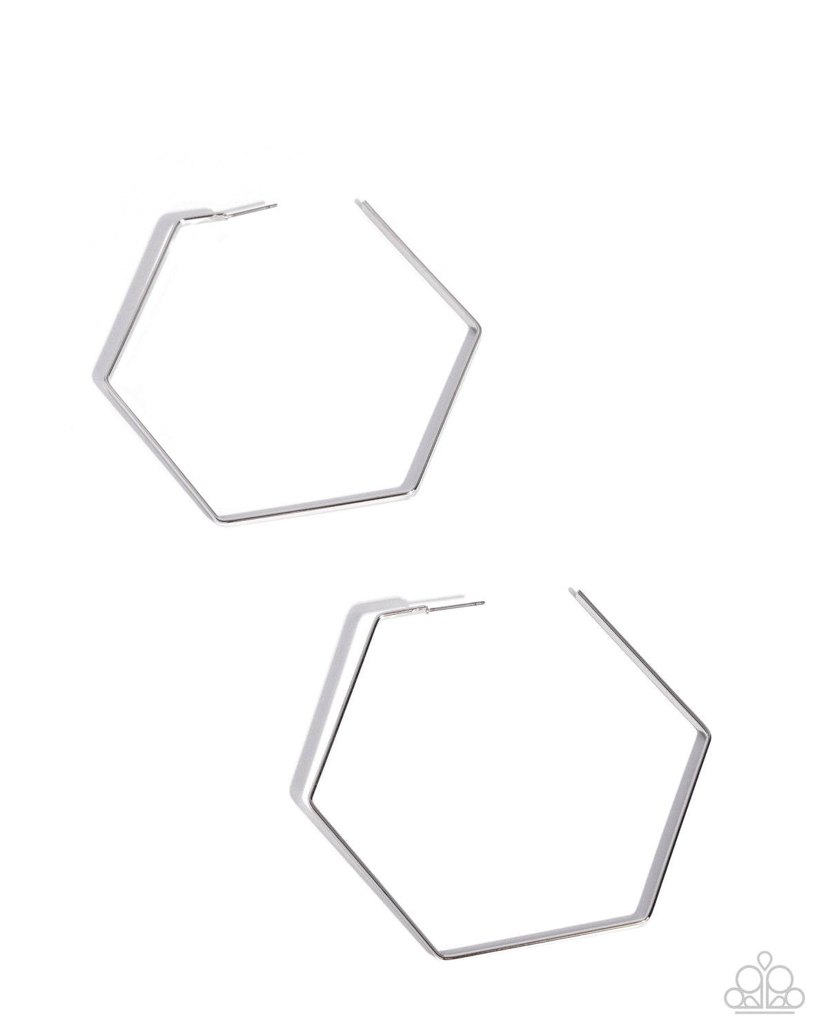 Handcrafted Hexagons - Silver - Paparazzi