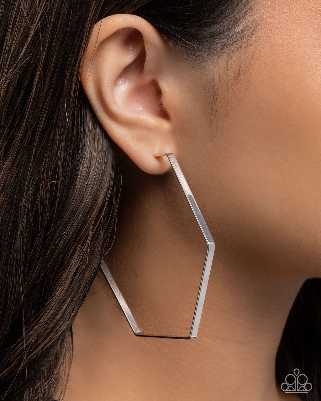 Handcrafted Hexagons - Silver - Paparazzi