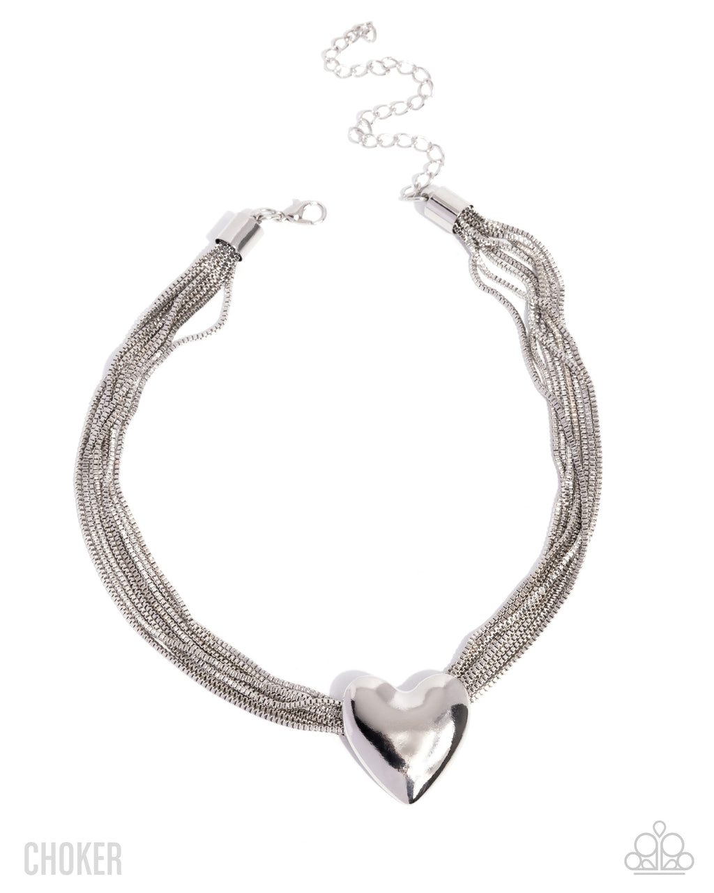 Gathered Galentine - Silver - Paparazzi