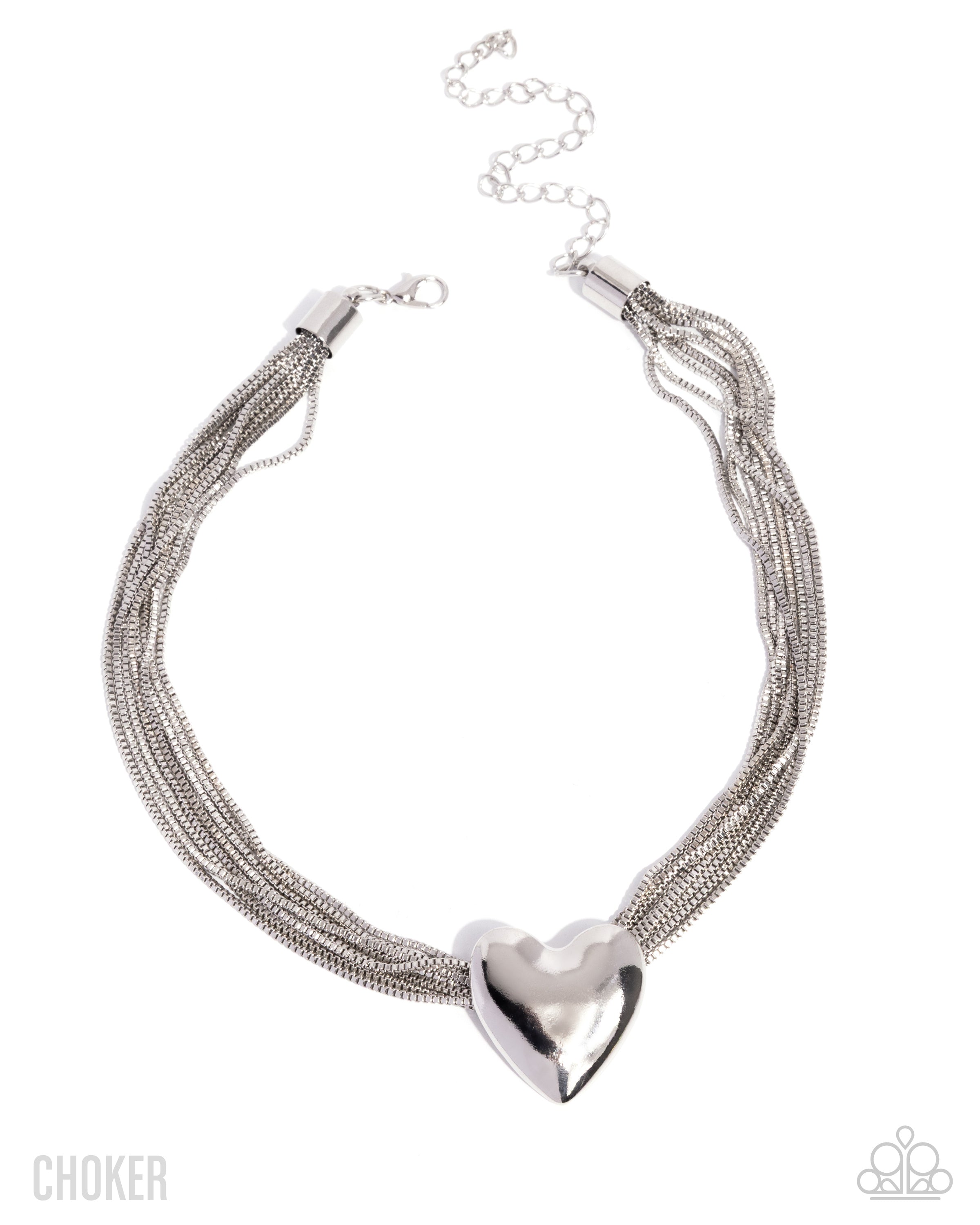 Gathered Galentine - Silver - Paparazzi