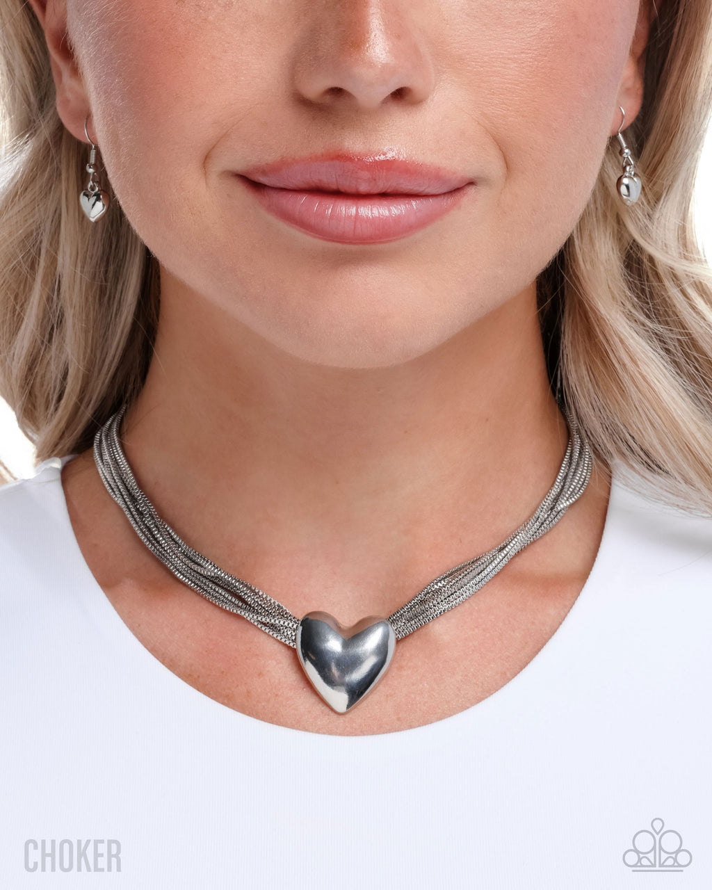 Gathered Galentine - Silver - Paparazzi
