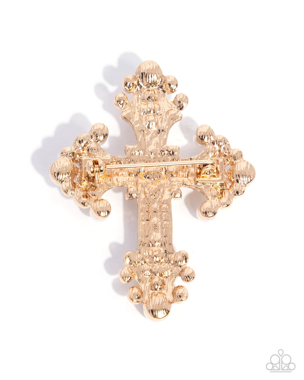 Candescent Cross - Gold - Paparazzi