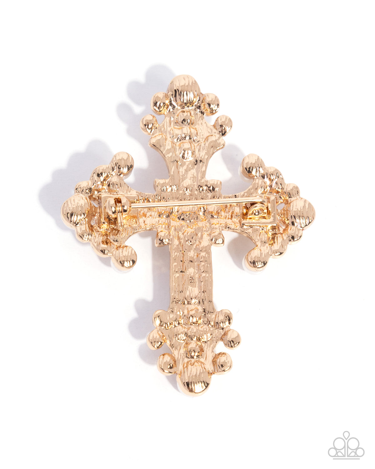 Candescent Cross - Gold - Paparazzi