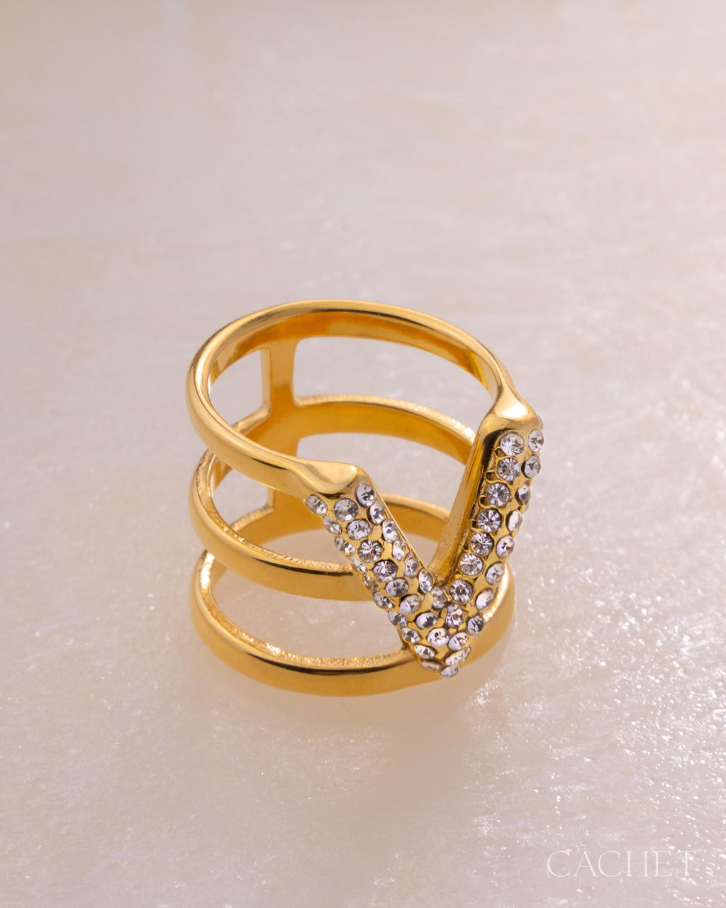 Affiné  - Size 7 -  18K Gold - Paparazzi