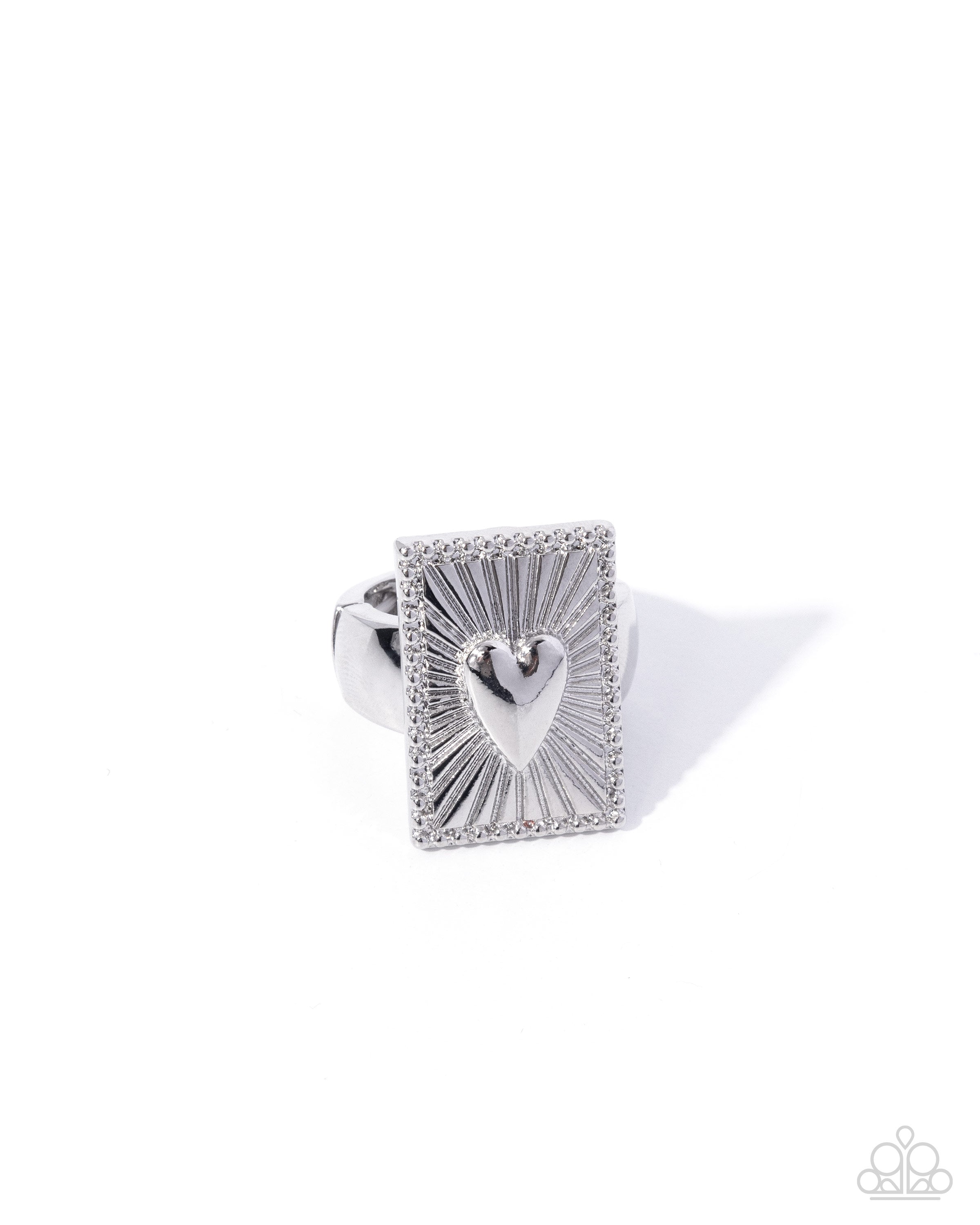 Stamped Setting - Silver - Paparazzi