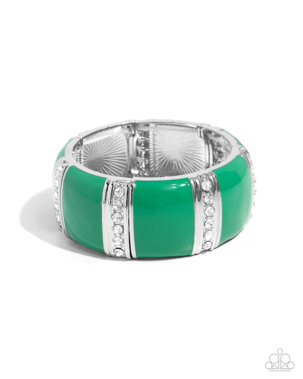 Fashionable Cameo - Green - Paparazzi