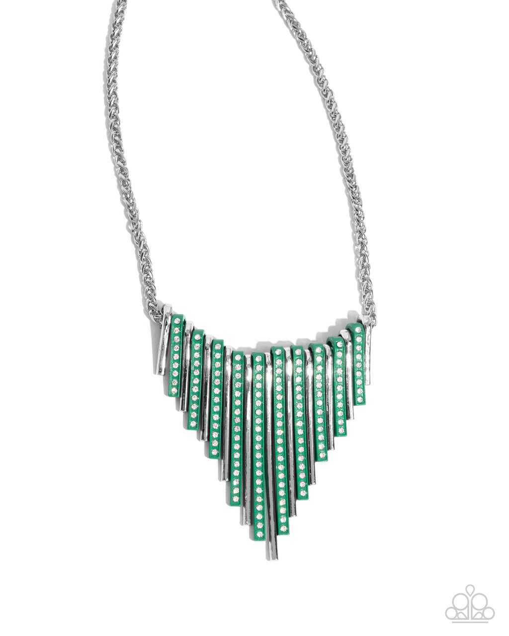 Fashionable Cameo - Green - Paparazzi