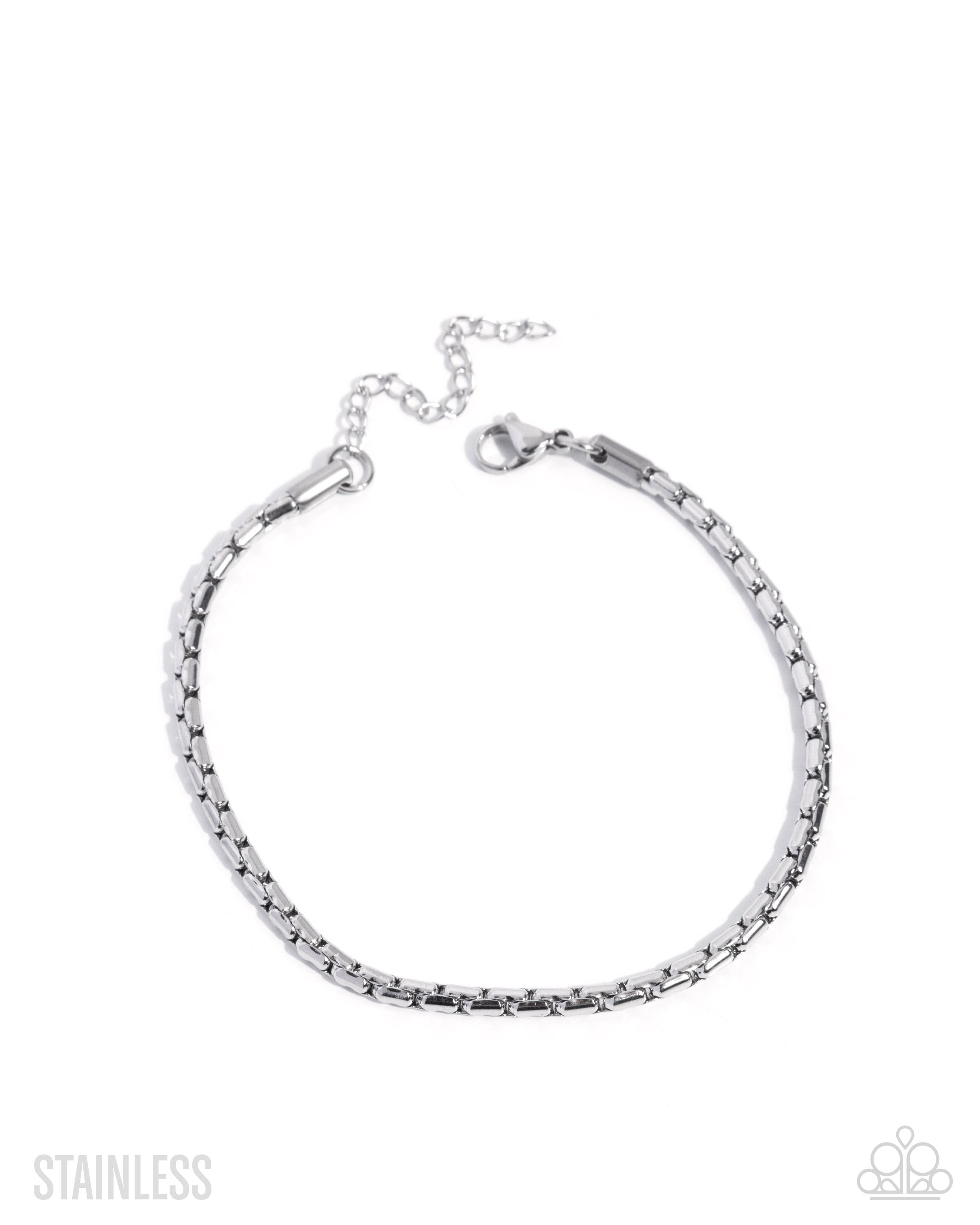 Formidably Fastened - Silver - Paparazzi