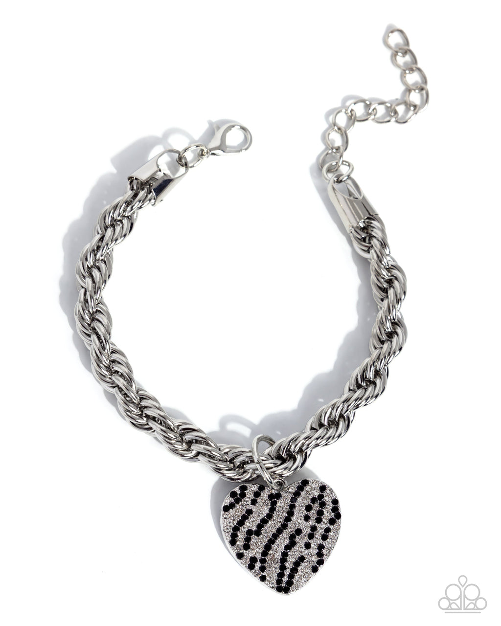 Striped Sentiment - Black - Paparazzi